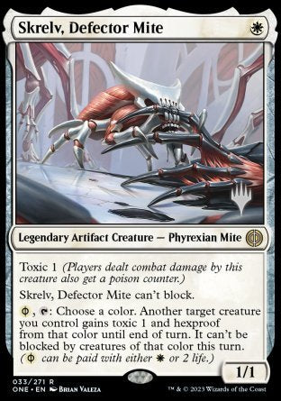 Skrelv, Defector Mite (Promo Pack) [Phyrexia: All Will Be One Promos]