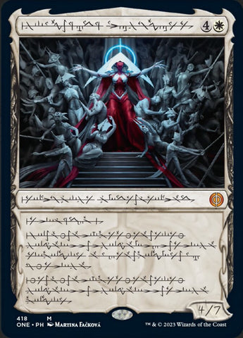 Elesh Norn, Mother of Machines (Phyrexianized) [Phyrexia: All Will Be One]