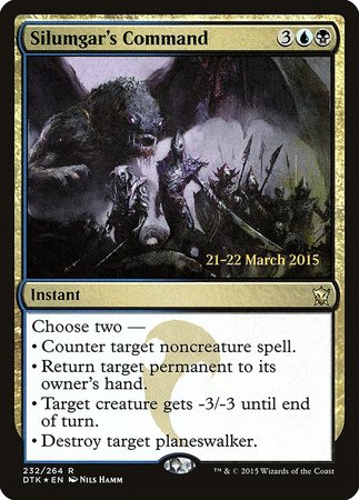 Silumgar's Command [Dragons of Tarkir Promos]