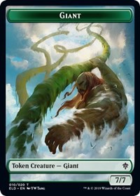 Giant // Food (18) Double-sided Token [Throne of Eldraine]