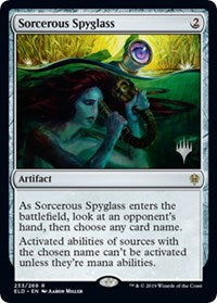 Sorcerous Spyglass [Promo Pack: Throne of Eldraine]