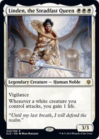 Linden, the Steadfast Queen [Promo Pack: Throne of Eldraine]