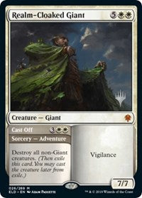 Realm-Cloaked Giant // Cast Off [Promo Pack: Throne of Eldraine]