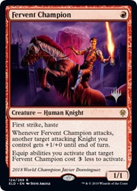 Fervent Champion [Promo Pack: Throne of Eldraine]
