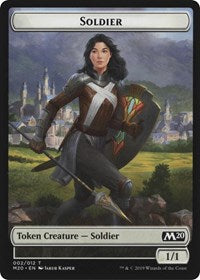 Soldier // Zombie Double-Sided Token [Magic Game Night 2019]