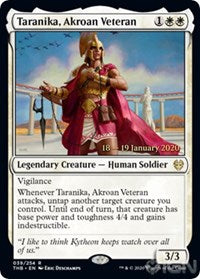 Taranika, Akroan Veteran [Prerelease: Theros Beyond Death]