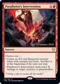 Purphoros's Intervention [Prerelease: Theros Beyond Death]