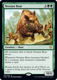 Nessian Boar [Prerelease: Theros Beyond Death]