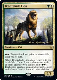 Bronzehide Lion [Prerelease: Theros Beyond Death]