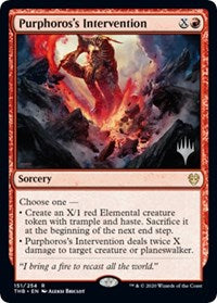 Purphoros's Intervention [Promo Pack: Theros Beyond Death]