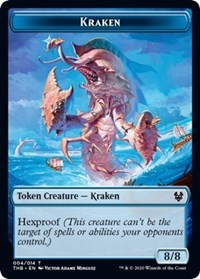 Kraken // Satyr Double-sided Token [Theros Beyond Death]
