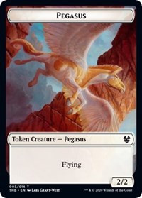 Pegasus // Satyr Double-sided Token [Theros Beyond Death]