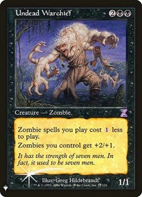 Undead Warchief [Mystery Booster: Retail Exclusives]