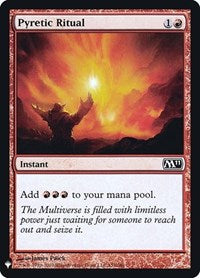 Pyretic Ritual [Mystery Booster: Retail Exclusives]