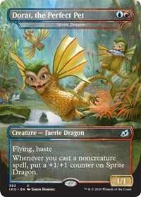Dorat, the Perfect Pet - Sprite Dragon [Ikoria: Lair of Behemoths]