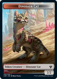 Dinosaur Cat Token [Commander 2020]