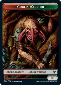 Goblin Warrior Token [Commander 2020]