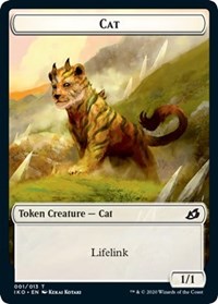 Cat // Human Soldier (003) Double-sided Token [Ikoria: Lair of Behemoths]