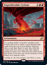 Unpredictable Cyclone [Prerelease Cards]