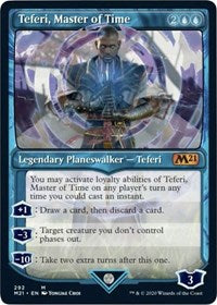 Teferi, Master of Time (Showcase) (292) [Core Set 2021]