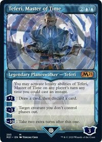 Teferi, Master of Time (Showcase) (293) [Core Set 2021]