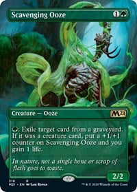 Scavenging Ooze (Alternate Art) [Core Set 2021]