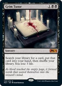 Grim Tutor [Promo Pack: Core Set 2021]