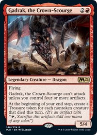 Gadrak, the Crown-Scourge [Promo Pack: Core Set 2021]