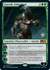 Garruk, Unleashed [Promo Pack: Core Set 2021]