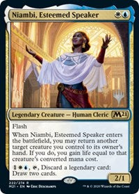 Niambi, Esteemed Speaker [Promo Pack: Core Set 2021]