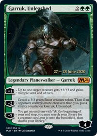 Garruk, Unleashed [Prerelease: Core Set 2021]