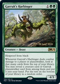 Garruk's Harbinger [Prerelease: Core Set 2021]