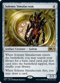 Solemn Simulacrum [Prerelease: Core Set 2021]