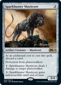 Sparkhunter Masticore [Prerelease: Core Set 2021]