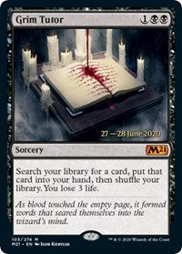 Grim Tutor [Prerelease: Core Set 2021]