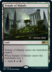 Temple of Malady (M21) [Prerelease: Core Set 2021]