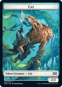 Cat // Copy Double-sided Token [Double Masters]