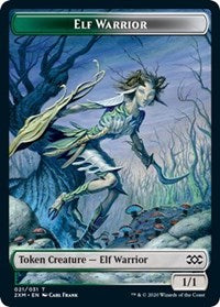Elf Warrior // Germ Double-sided Token [Double Masters]