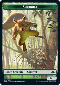 Squirrel // Thopter (026) Double-sided Token [Double Masters]