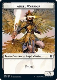Angel Warrior Token [Zendikar Rising]