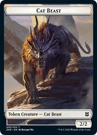 Cat Beast Token [Zendikar Rising]