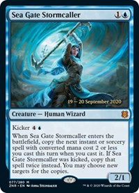 Sea Gate Stormcaller [Zendikar Rising: Prerelease Cards]