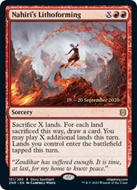 Nahiri's Lithoforming [Zendikar Rising: Prerelease Cards]