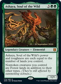 Ashaya, Soul of the Wild [Zendikar Rising: Prerelease Cards]