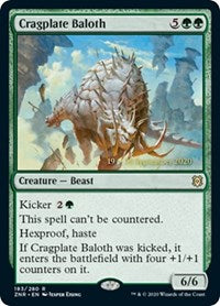 Cragplate Baloth [Zendikar Rising: Prerelease Cards]