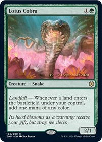 Lotus Cobra [Zendikar Rising: Prerelease Cards]