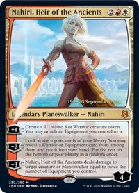 Nahiri, Heir of the Ancients [Zendikar Rising: Prerelease Cards]