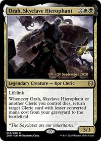 Orah, Skyclave Hierophant [Zendikar Rising: Prerelease Cards]