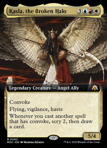 Kasla, the Broken Halo (Extended Art) [March of the Machine Commander]