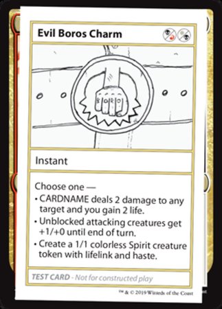 Evil Boros Charm [Mystery Booster Playtest Cards]